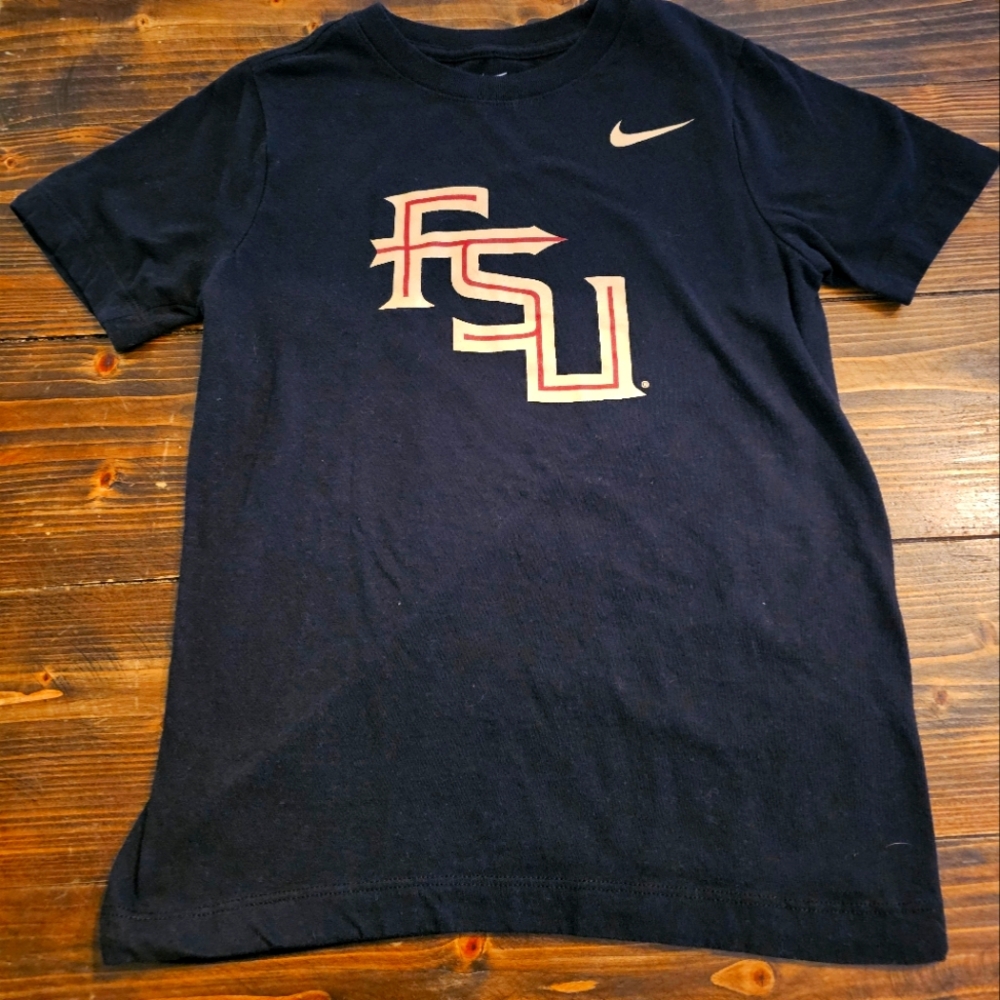 Boys Nike FSU Shirt, Size S, Black